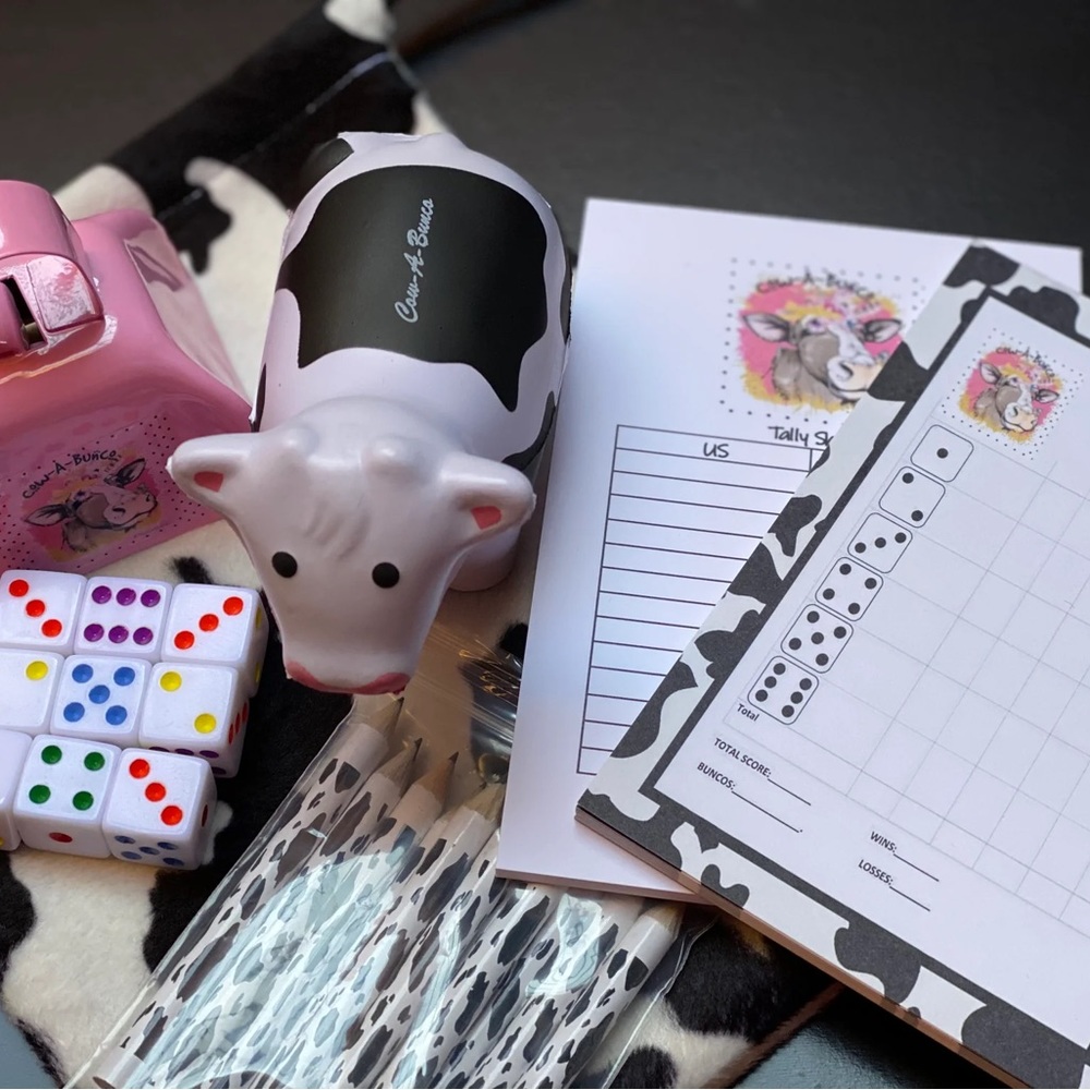 Cow Themed Bunco Kit-BRAND NEW